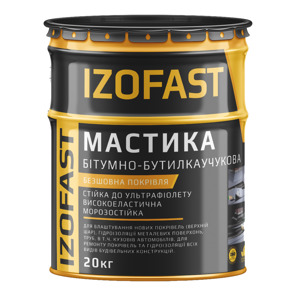 Мастика бітумно- бутилкаучукова IZOFAST